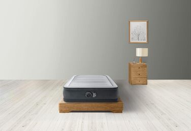 Надувне ліжко Intex Twin Comfort-Plush з Fiber-Tech RP, надутий розмір 99 см x 191 см x 33 см (67766ND)