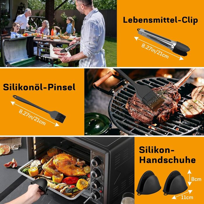 Аксесуари для фритюрниці - Аксесуари для мультипечі для Ninja Foodi AF400EU AF300EU 9.5L та інших двозонних аерофритюрниць, без BPA, аксесуари для мультипечі Ninja