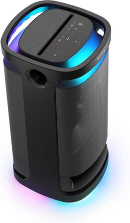 Потужна Bluetooth колонка для вечірок з всеспрямованим звуком (підсвічуванням, для використання в приміщенні і на вулиці, акумулят