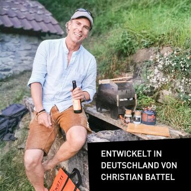 Ланч-бокс SKOTTI Boks 1.0L, нержавіюча сталь, штабелюється та герметичний, також використовується як каструля або сковорідка, ланч-бокс з нержавіючої сталі для дорослих та дітей, ідеально підходить як ланч-бокс 1.0 літр