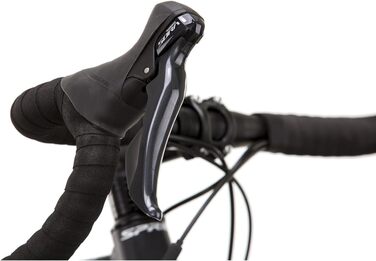 Чоловічий гравійний велосипед Airtracks 28 дюймів Whisper 5.0 2 x 9 Shimano SORA R3000 чорний - розміри рами 52 см та 56 см - модель 2026 56 см (зріст 180-195 см)