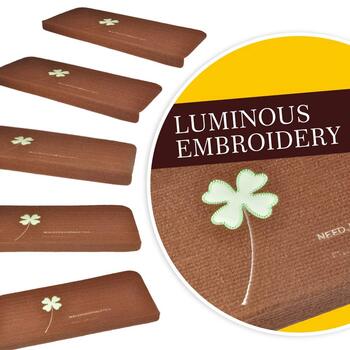 Елементні світяться сходинки для сходів, самоклеючі, яскраві, для сходів, матові, без клею, ПВХ, нековзні, самоклеючі, нековзні, захист підлоги, 5-