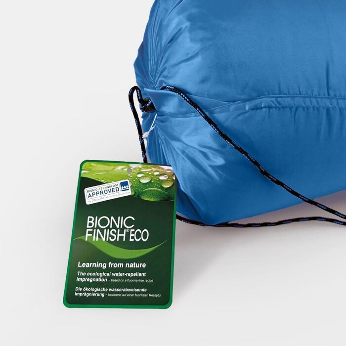 Дитячий спальний мішок Dream Express від Outdoorer - ковдра-спальний мішок для дітей, з бавовняною підкладкою, синій/жираф