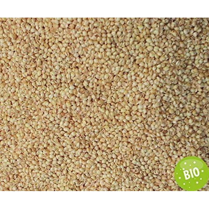 Подушка GIRAFFENLAND з органічного проса 40x80 см, стьобана біла, з додатковою органічною вставкою 40x80 см Plus