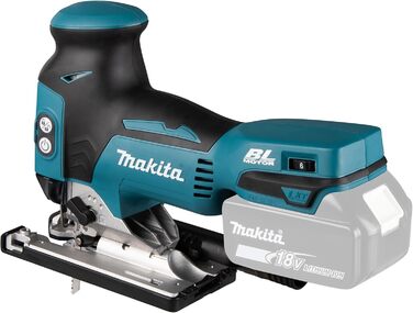 Акумуляторний маятниковий лобзик Makita DJV181Z 18 В (акумулятор і зарядний пристрій НЕ входять до комплекту) Одинарний