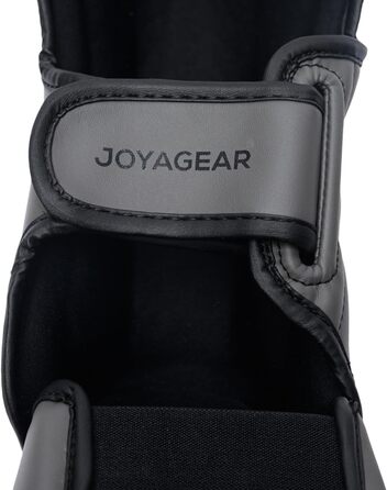 Щитки для гомілок JOYA преміум-класу для кікбоксингу - традиційно виготовлені вручну в Таїланді з високоякісної шкіри - Захист гомілок для спарингу в бойових мистецтвах - Щитки для гомілок - Joya Fight Gear L сірий