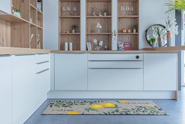Килимок для дверей Le Citron, що миється та сушиться, 60 x 180 см, для використання всередині та зовні приміщень, можна прати, 60 x 180 см (прямокутний)
