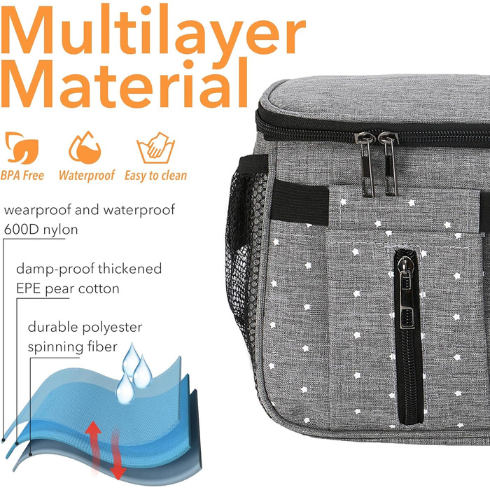 Сумка для дитячої коляски Організатор для дитячої коляски Сумка для дитячої коляски Універсальна багатофункціональна сумка для збе