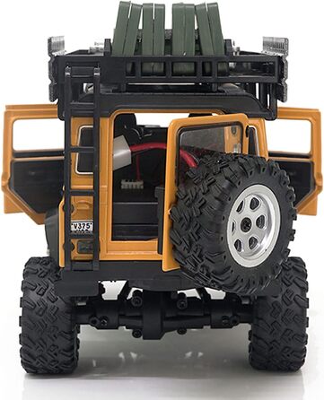 Металевий краулер 4WD 128 RTR жовтий, 22567 D90X28
