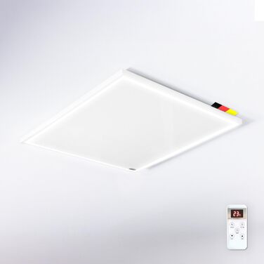 Інфрачервоний стельовий обігрівач Knighaus LED 450 Вт 2-в-1 з LED-освітленням, для приміщень до 10 м