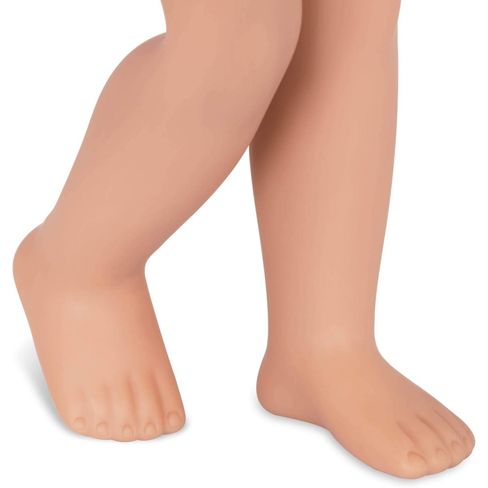 Рухома лялька 36 см з одягом, аксесуарами та довгим волоссям для укладки - іграшка для віком від 3 років (6 деталей)