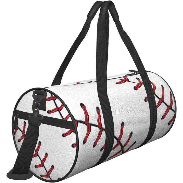 Спортивна дорожня сумка Baseball Lace, для фітнесу та подорожей, велика місткість, унісекс, ідеальна для коротких поїздок та вихідних
