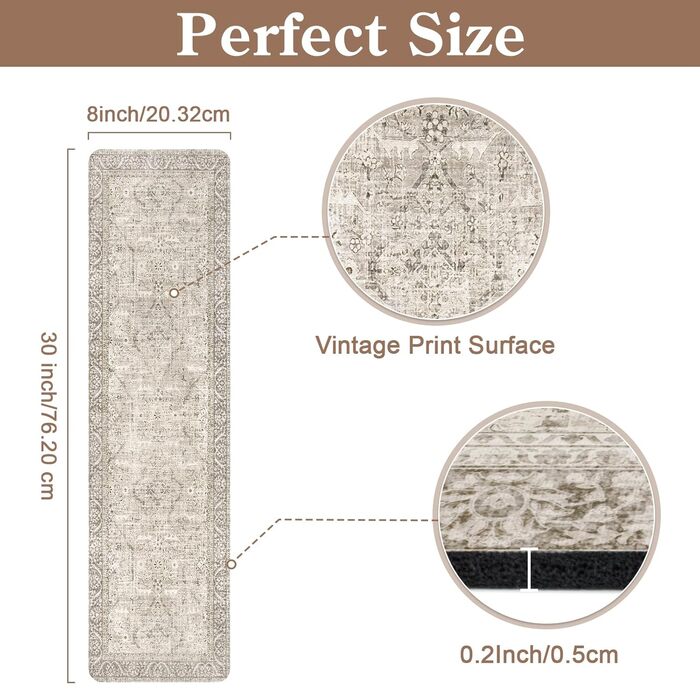 Доріжка для сходів Tiveney, нековзка, 20,3 x 76,2 см, гумова основа, килимки для дерев&39яних сходинок, килимок для безпеки сходів, що миється, хакі, сходинки для дітей, собак старшого віку, 15 шт. 8&39 x 30&39 хакі 15