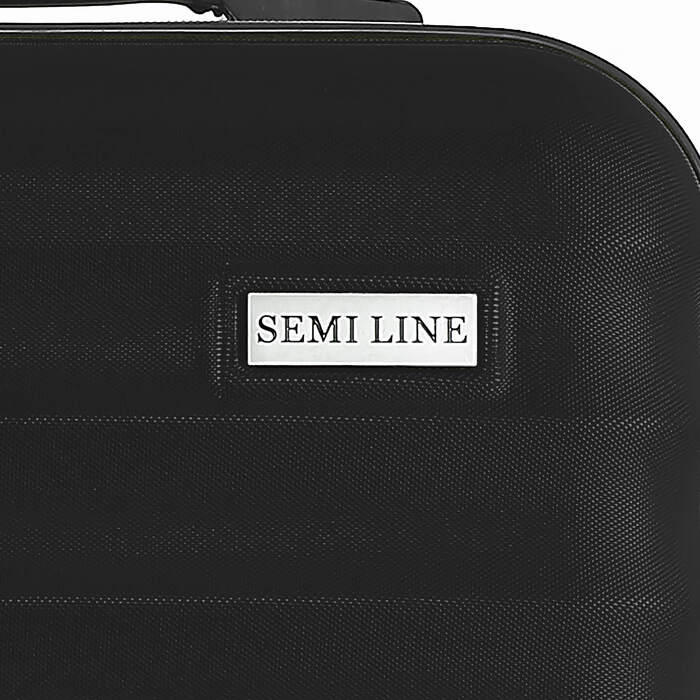 Валіза Semi Line 22' (M) Black (T5576-3)