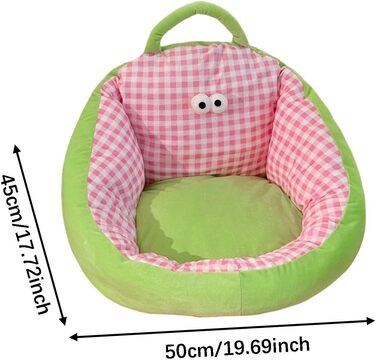 Дитячий диван perfk, зручне крісло, мила подушка для сидіння, підлогова подушка для ігрової кімнати, спальні, вітальні, квартири, дитячої кімнати, рожевий, середньо-рожевий