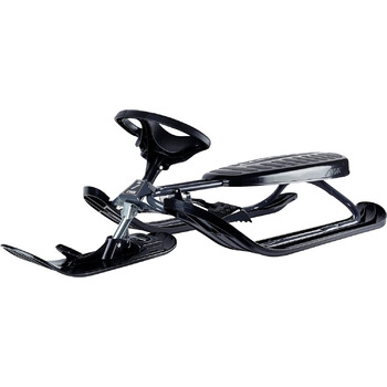 Санки STIGA Snowracer Racing Toboggan Curve Steering Sled для дітей від 7 років, сірі