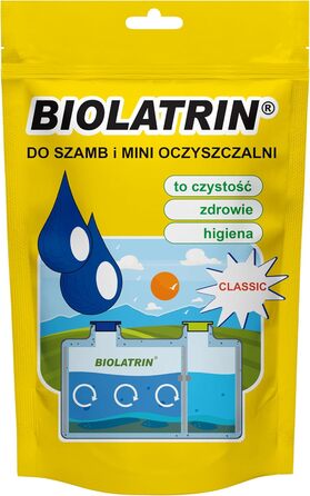 Удосконалена обробка біологічних септиків - Для дому, двору, розважальних закладів - Швидкі результати - Підходить для сучасних систем - 400 г - BIOLATRIN CLASSIC