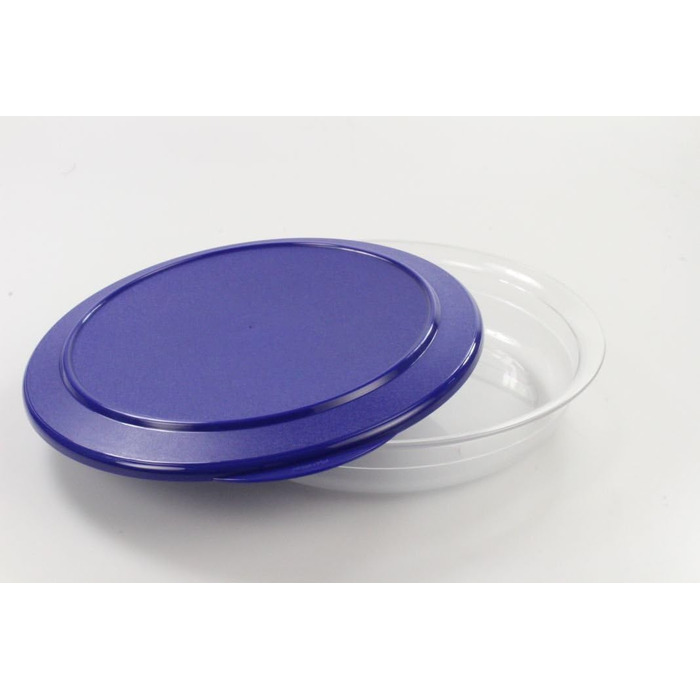 Сервірувальна миска TUPPERWARE Table Pearl 1.3 л, середня, синя, плоска, без обідків