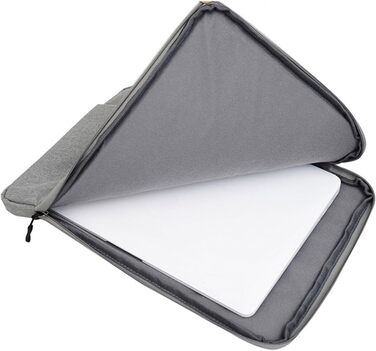 Сумка на плече для ноутбука 12 14 16 дюймів Водонепроникна сумка для ноутбука Міцний і легкий месенджер 16 сірий