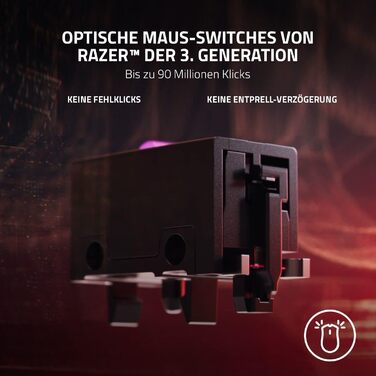 Надлегка бездротова ігрова миша для кіберспорту вагою 59 г (оптичний сенсор з 30K DPI, технологія бездротової гіпершвидкості, опти