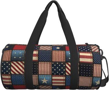 Дорожня сумка Метелики Монарх містка, легка та довговічна. Ідеальний подарунок для подорожей, відпустки, ділових поїздок та іншого. Дизайн у стилі американського прапора, універсальний розмір.