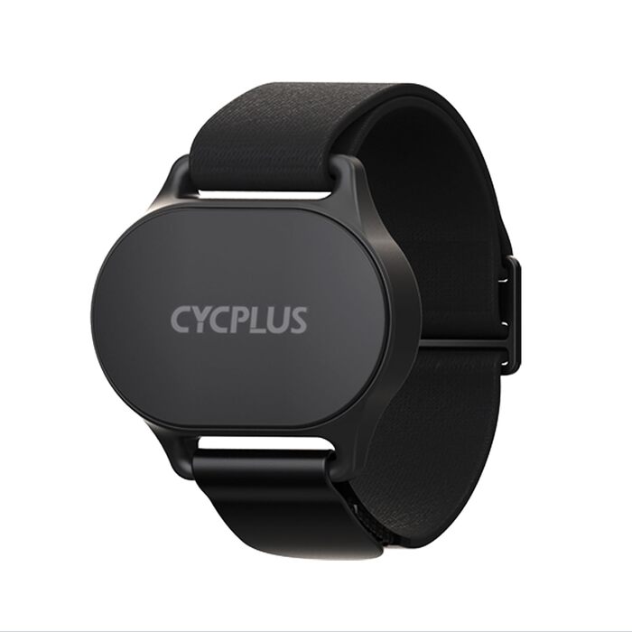 Браслет-пульсометр CYCPLUS, Bluetooth 5.1 ANT з LED-дисплеєм для відстеження серцевого ритму, водонепроникний IP67, для бігу, велоспорту, фітнесу та інших видів спорту (чорний)