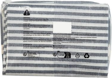 Кошик для білизни Lifewit 80L, Великий кошик для білизни, Складаний ящик для білизни, Водонепроникний ящик для сортування/зберіган