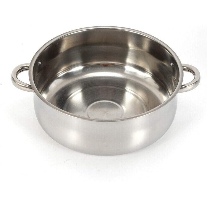 Пароварка з нержавіючої сталі, 5-шарова каструля зі скляною кришкою - ідеально підходить для здорового приготування овочів і карто