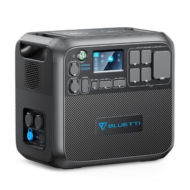 Портативна електростанція BLUETTI AC200MAX, резервний акумулятор LiFePO4 ємністю 2048 Втгод з виходами змінного струму 2200 Вт (пікова потужність 4800 Вт), сонячний блок живлення