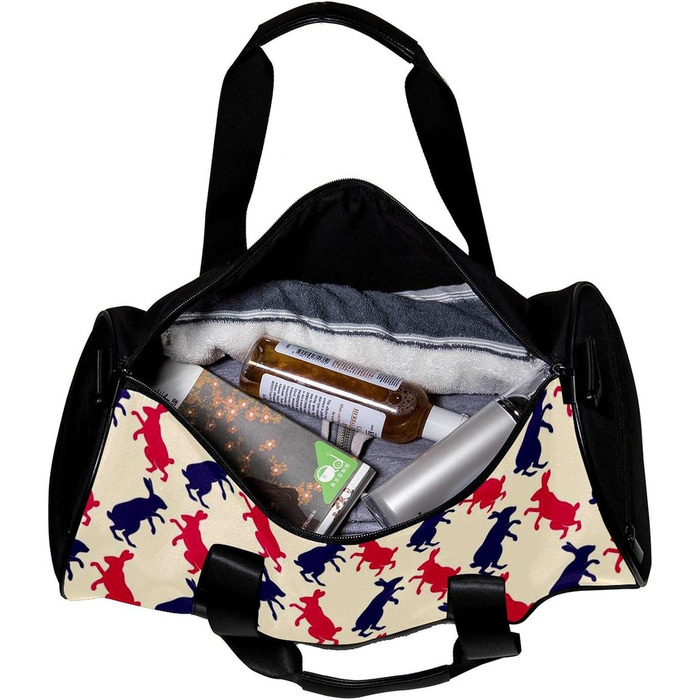 Спортивна сумка, маленька дорожня сумка, сумка для йоги, з дизайном зайчика, сумка для фітнесу на відкритому повітрі, сумка-шопер