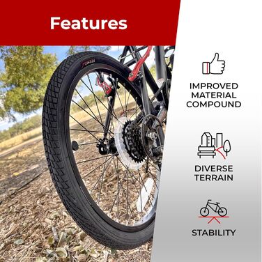 Велосипедні покришки Fincci BMX (20x1.75 дюйма) з камерою Schrader