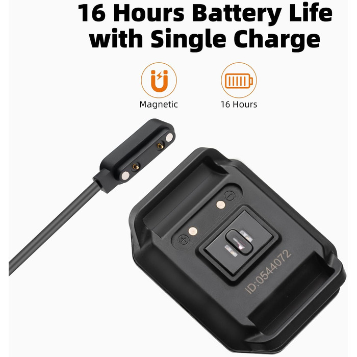 Браслет ROCKBROS з пульсометром, Bluetooth ANT, фітнес-трекер із світлодіодним індикатором зон серцевого ритму, водонепроникний оптичний датчик пульсу IP67, акумулятор 15 годин, магнітна зарядка