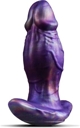 Великий анальний фалоімітатор Leyuto, силікон, реалістична форма, анкерна основа, S