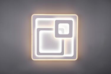 Стеля LED-світильник Trio Leuchten Mita 629219331, матовий білий метал, акрил, 76 Вт, з пультом, димером та зміною кольорів, 551см