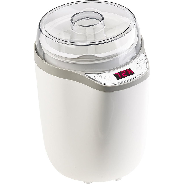 Йогуртниця Rosenstein & Shne Йогуртниця XL для грецького йогурту, натурального йогурту та багато іншого, 1,8 л (йогуртова машина, йогуртниця, йогуртниця)
