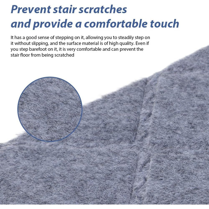 Сходинки, 15 шт. , протиковзкі килимки для сходів, 55 см x 19 см, самоклеючі килимки для сходів, килимок для сходів для дітей, людей похилого віку та домашніх тварин (світло-сірий)