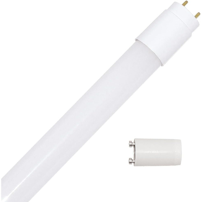 Світлодіодна люмінесцентна лампа NCC-Licht 150 см 24 Вт/840 G13 High Output 3500 лм, ультра яскрава 145 лм/Вт, нейтрально-біла 4000 К зі скла зі стартером