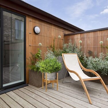 Підставка для квітів, підставка для бамбукових рослин, регульована полиця для квітів, підставка для квіткових горщиків, підставка для горщиків для використання в приміщенні та на вулиці, підходить для квіткових горщиків діаметром 8-12 дюймів ()