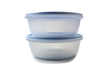 Холодильник Tupperware Hit Parade 630 мл зі світло-блакитною кришкою (2)