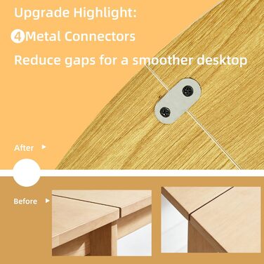 Круглий обідній стіл 100 см, сучасний обідній стіл з МДФ та стійкого до іржі металу, 100x100x75 см, розрахований на 4-6 осіб, протиковзкі накладки, коричневий, для їдальні/кухні/вітальні 100x100x75 см