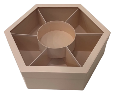 Подарункові коробки UFO W2647 CREAM менажниця (6990796)