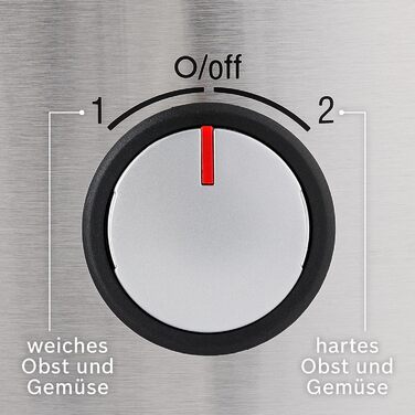 Соковижималка для побутової техніки Bosch VitaJuice 3 MES3500, електрична соковижималка для фруктів та овочів, великий завантажува