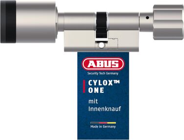 Розумний дверний циліндр CYLOX One - відкривання без ключа за допомогою смартфона та інших аксесуарів - дверний замок із захистом від свердління - відкривання зовнішньою ручкою - внутрішньою ручкою - довжина 30-40/30-40