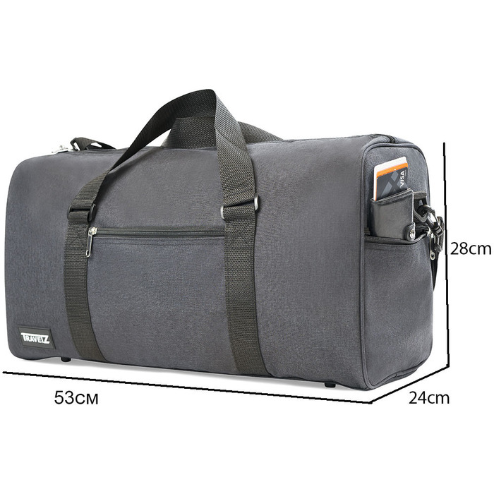 Сумка дорожня TravelZ Basics Black (604395)