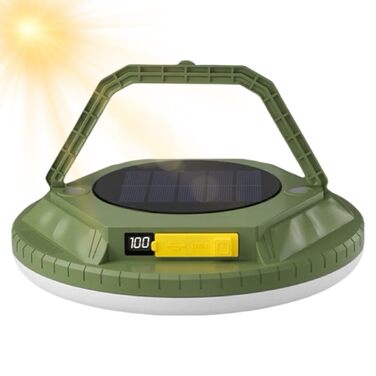 Ліхтарі для кемпінгу сонячне спорядження для виживання 1600 люмен, водонепроникний кемпінговий ліхтар, для саду, двору, патіо, балкону, походів, туризму, відпочинку на природі