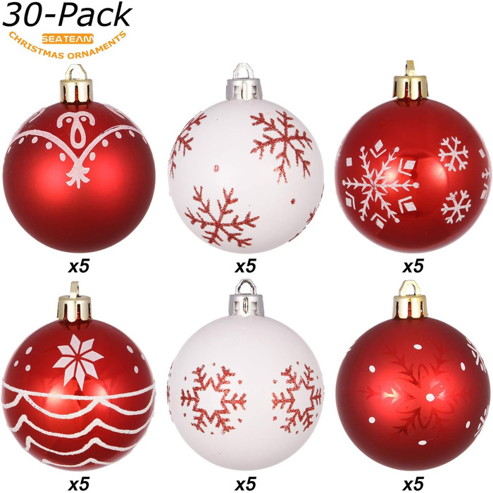Набір кульок для ялинки 30 шт Sea Team