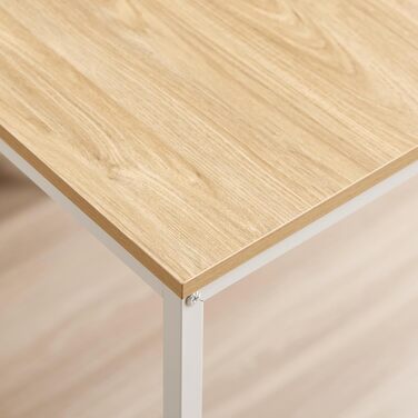 Стіл Garvis 100x50 см (з 2 відділеннями для зберігання) Ігровий стіл з полицею Комп&39ютерний стіл з МДФ для домашнього офісу (дуб) Дуб 100 x 50 см