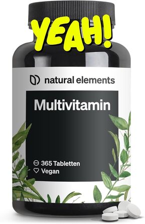 Мультивітамінний комплекс Natural Elements (365 веганських таблеток)