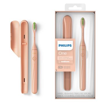 Електрична зубна щітка Philips One з USB-зарядкою, срібляста (модель HY1200/25). Philips One, Сяйво