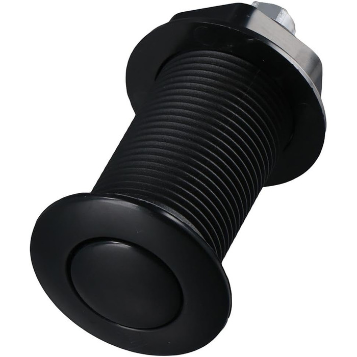 Повітряний вимикач для відведення сміття Довгий кнопковий подрібнювач в зборі Вбудований перемикач матовий чорний з повітряним шлангом